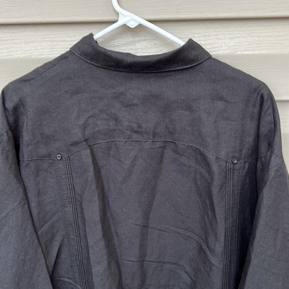 Cubavera mens black longsleeve shirt - Picture 5 of 6